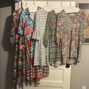 5 Colorful Patterned Dress Collection